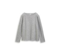 TOM TAILOR Sweat-shirt gris chiné, Taille XXS
