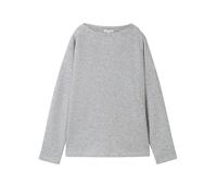 Tom Tailor 1043168 Cosy Rib Sweatshirt Gris M Femme