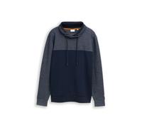 TOM TAILOR Sweat-shirt marine / bleu chiné, Taille XXL