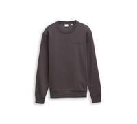 TOM TAILOR Sweat-shirt taupe / noir, Taille XL