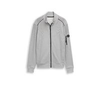 TOM TAILOR Sweat-shirt zippé blanc | XXL