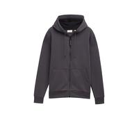 Tom Tailor Printed Full Zip Sweatshirt Gris 2XL Homme