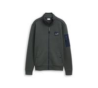 TOM TAILOR Sweatjacke olive | XXL