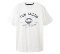 T-shirt avec logo Tom Tailor Blanc M