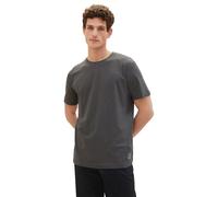 T-shirt basiques en coton Tom Tailor (x2) Gris M