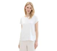 Tom Tailor T-shirt à Manches Courtes Fabric Mix