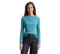 TOM TAILOR T-Shirt à Manches Longues pour Femme, 31666 - Tropical Teal, M