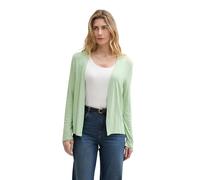 TOM TAILOR T-Shirt à Manches Longues pour Femme, 37116 - True Green, L