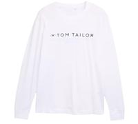 Tom Tailor T-Shirt à Manches Longues pour Homme, Blanc 20000., L