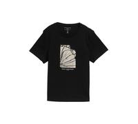 TOM TAILOR T-shirt beige / noir / blanc, Taille L