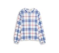 TOM TAILOR T-shirt bleu / bleu pastel / rouge foncé / blanc cassé, Taille XL
