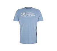 TOM TAILOR 1035611 T-Shirt Homme, 12364 - Greyish Mid Blue, L