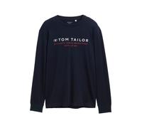 TOM TAILOR T-Shirt bleu foncé / rouge / blanc, Taille XL