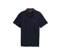 TOM TAILOR T-Shirt bleu foncé / rouge, Taille S