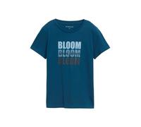 TOM TAILOR T-shirt bleu-gris / bleu clair / bleu foncé / noir, Taille M