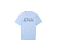TOM TAILOR T-Shirt bleu marine / bleu clair, Taille XL