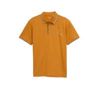 TOM TAILOR T-Shirt bleu / marron / blanc, Taille M