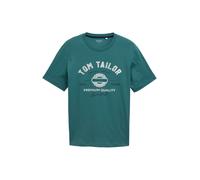 TOM TAILOR 1037735 T-Shirt, 14171-Jasper Green, M Hommes