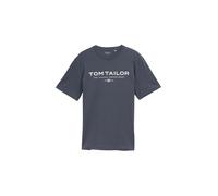 TOM TAILOR T-Shirt graphite / blanc, Taille XL