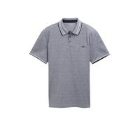 TOM TAILOR T-Shirt gris chiné / noir / blanc, Taille L