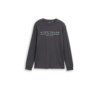 TOM TAILOR T-Shirt gris / vert / blanc, Taille XXL