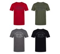 Tom Tailor T-Shirt Homme Coton Regular Fit Pack De 4 Col Rond Manches Courtes