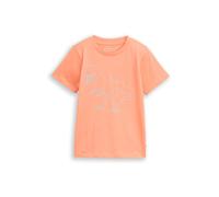 TOM TAILOR T-Shirt jaune fluo / corail, Taille 116-122