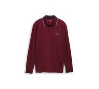 TOM TAILOR T-Shirt marine / bleu pastel / bordeaux, Taille L