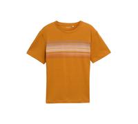 TOM TAILOR T-Shirt marron / gris / blanc, Taille XXXL