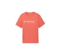 TOM TAILOR T-Shirt melon / blanc, Taille L