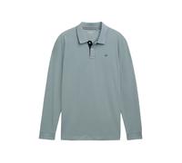 TOM TAILOR 1043278 Polo piqué Basique à Manches Longues, 27475-gris Menthe, XL Hommes