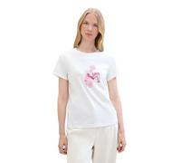 TOM TAILOR T-Shirt pour Femme, 10315 Whisper White, S