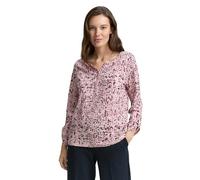TOM TAILOR T-Shirt pour Femme, 38827 - Motif à Pois Abstraits et Roses, XS