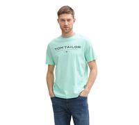 Tom Tailor T-Shirt pour Homme, 37105 - Vert Menthe Vif, M