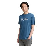 TOM TAILOR T-Shirt pour Homme, 38224 - Real Teal Blue, XXL