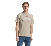 TOM TAILOR 1046756 T-Shirt, 11032-Cashew Beige, S Hommes
