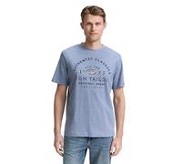 TOM TAILOR 1045625 T-Shirt, 37679-White Dove Blue Injected, M Hommes