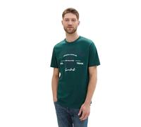 TOM TAILOR 1037735 T-Shirt, 10834-Deep Green Lake, L Hommes