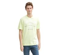 TOM TAILOR 1037735 T-Shirt, 29078-Citron Vert crème, XL Hommes