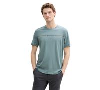 Tom Tailor T-Shirt Pour Hommes Imprimé Col Rond - Regular Fit S - 3XL Bleu Blanc