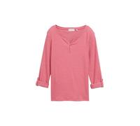 Tom Tailor Henley Long Sleeve T-shirt Rose L Femme