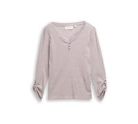 Tom Tailor Henley Long Sleeve T-shirt Gris 2XL Femme