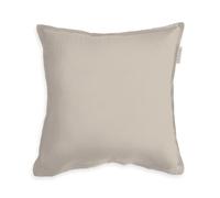 TOM TAILOR Taie d'Oreiller en satin, 40x40 cm, 100% coton/ satin, avec double couture, taie d'oreiller coloré et fermeture éclair de qualité, TWO-TONE SOLID COLORS Beige (Sunny Sand)