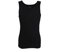TOM TAILOR Tanktop 2er Pack Maillot De Corps, Noir-Schwarz (Black 9000), Medium (Lot de 2) Homme