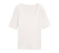 TOM TAILOR - Tee-shirt manches courtes - blanc - S - Blanc - Tee-shirts et polos Femme XS