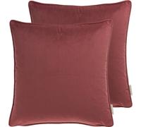TOM TAILOR TT housse de coussin set de 2 VelvetSignature 45 x 45 cm Rose 45 x 45 cm