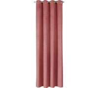TOM TAILOR TT Rideau à oeillets VelvetSignature 140 x 250 cm Rose 140 x 250 cm
