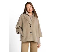 Polaire-cape douillette au look 2-en-1 col à revers femme Tom Tailor Beige 2XL