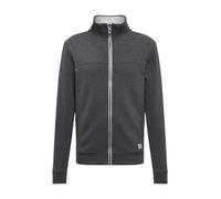 TOM TAILOR Homme Veste sweat avec col montant 1021269, 11086 - Mélange de gris foncé, XXXL