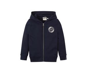 TOM TAILOR Veste de survêtement bleu marine / blanc, Taille 92-98